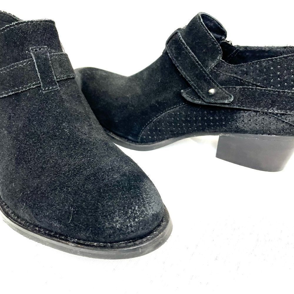 Charles By Charles David Black Wrap Booties Leath… - image 3